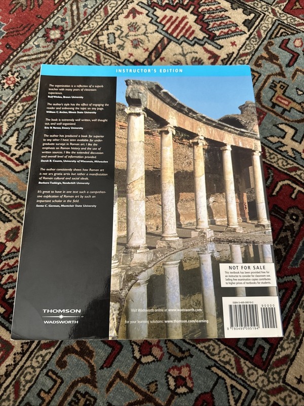 A History of Roman Art by Fred S Kleiner 2007 Paperback Instructor’s Edition gallery