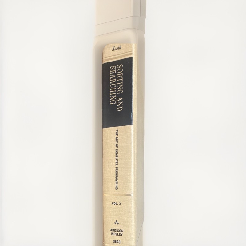 Vintage The Art Of Computer Programming Vol 3 Knuth HC Book 1973 1st Edition