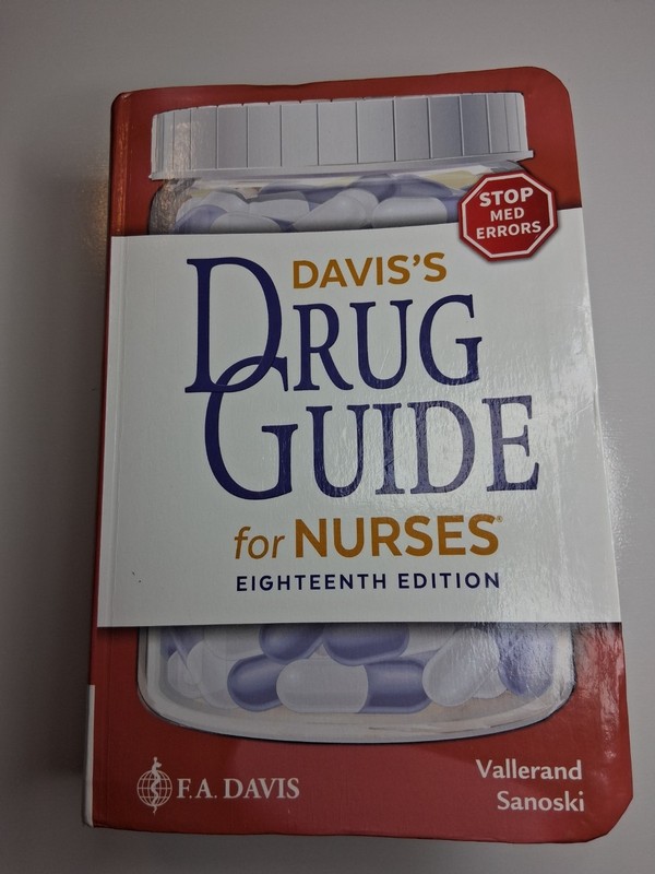 Davis’s Drug Guide for Nurses Eighteenth Edition, F.A. Davis