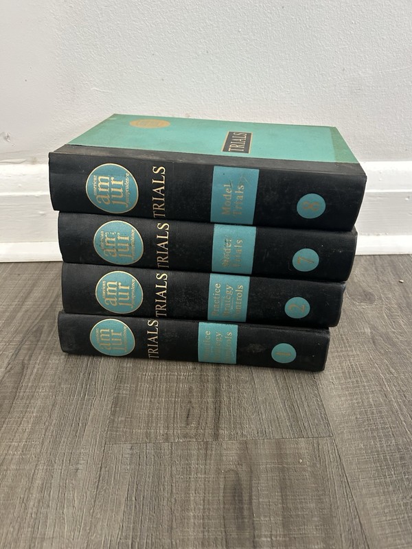 Lot Of 4 American Jurisprudence Trials 2d Volume 1,2,7,8 Model Trials