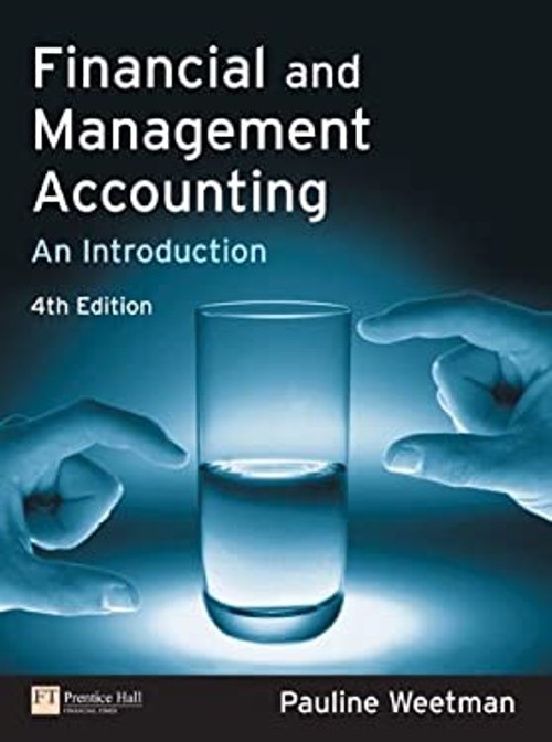 Financial and Management Accounting Paperback Pauline Weetman
