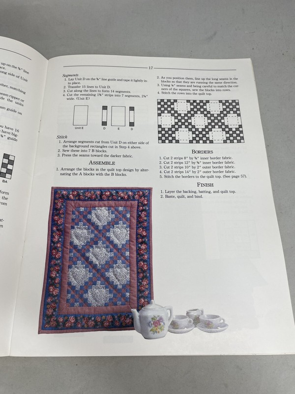 Little by Little Quilts in Miniature Paperback Mary Hickey Pattern Book gallery