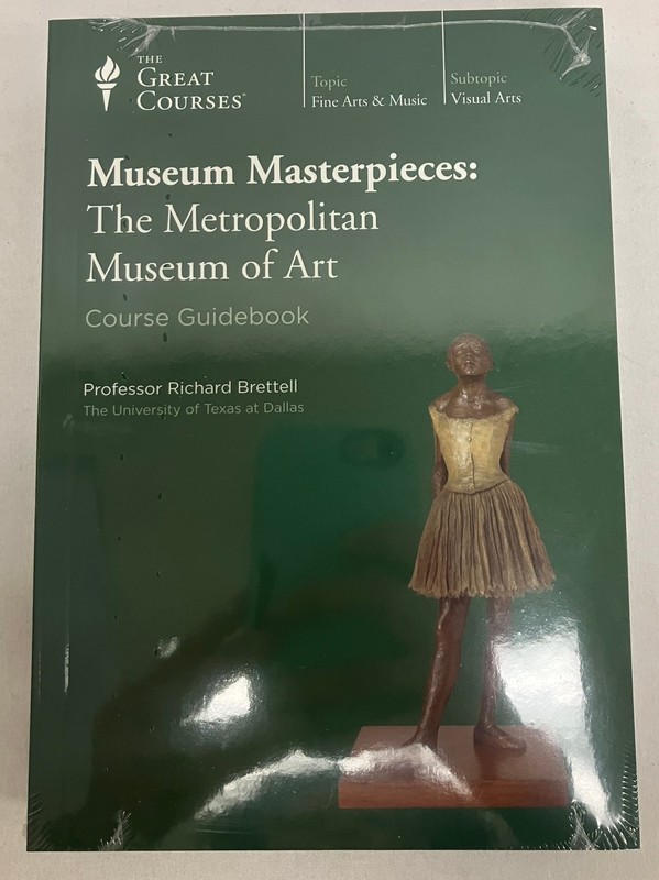 SEALED GREAT COURSES Museum Masterpieces: Metropolitan Museum of Art DVDs & Book