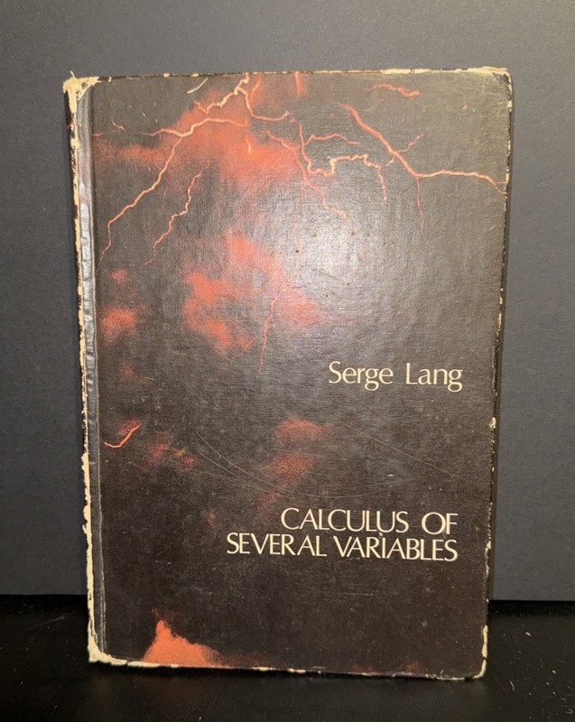 Calculus of Several Variables by Serge Lang Hardcover 1973 1st Edition