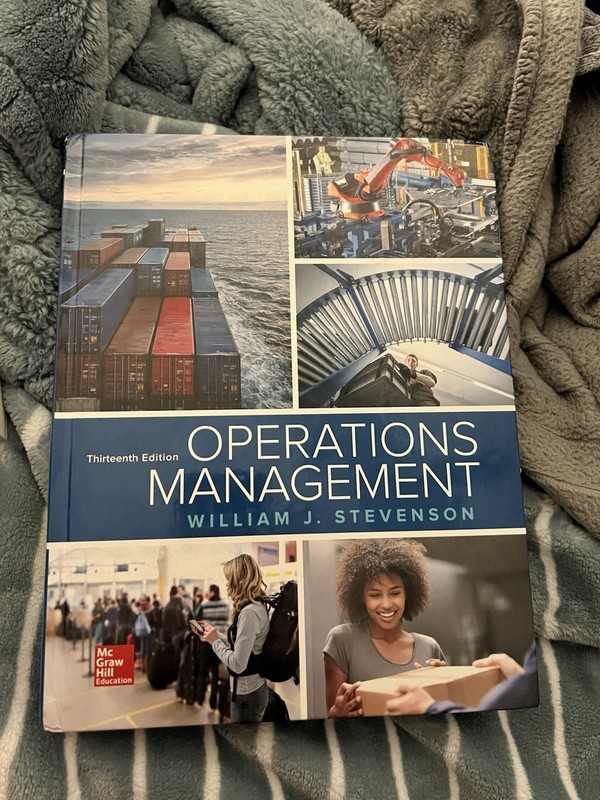 McGraw Hill Operations Management Thirteenth Edition Hardcover