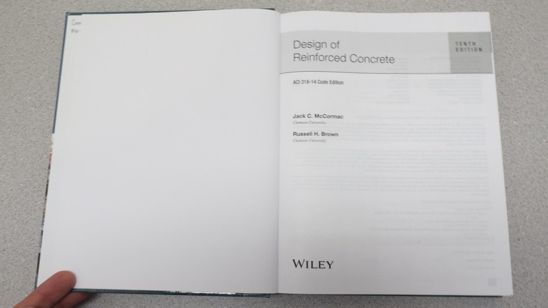 Design of Reinforced Concrete by Russell H. Brown and Jack C. McCormac hardcover gallery