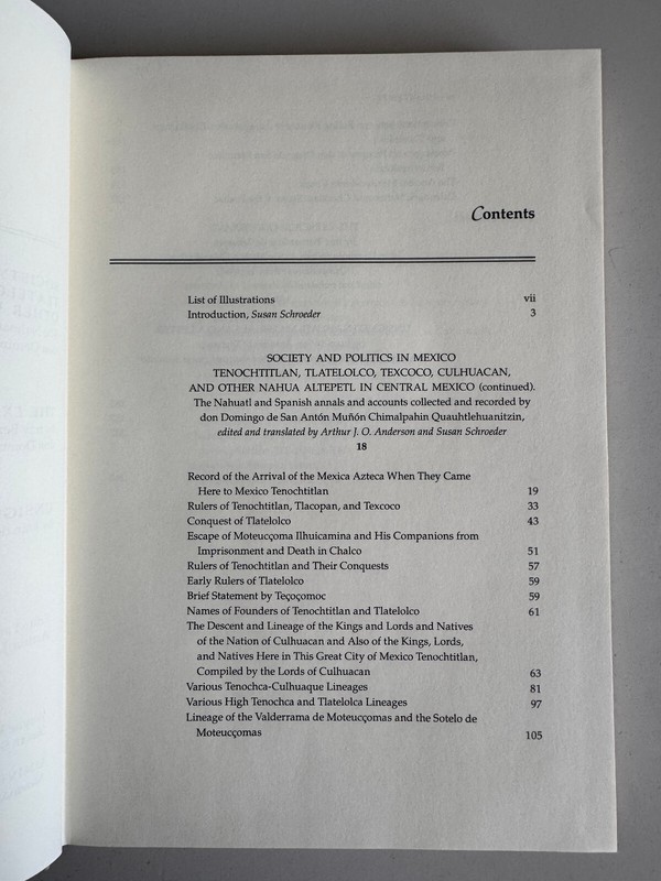 CODEX CHIMALPAHIN - VOLUME 2 -1997- HARDBACK BOOK gallery