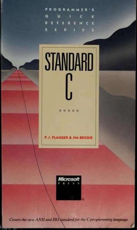 Standard C : Programmer’s Quick Reference Paperback Jim, Plauger,