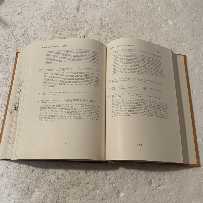 World Population Policy: An Annotated Bibliography Edwin D. Driver gallery