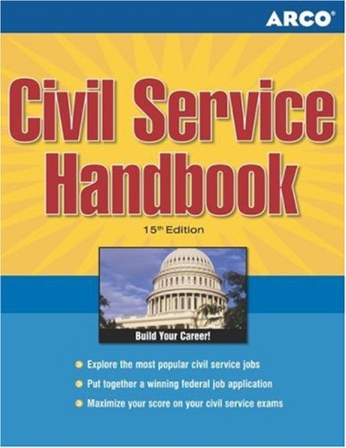 Civil Service Handbook Paperback Arco Staff McKay