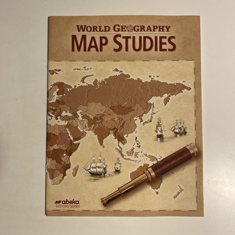 Abeka World Geography Map Studies Student second edition