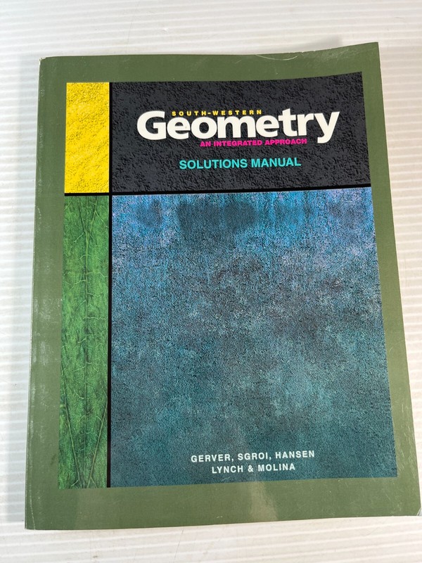 South-Western Geometry An Integrated Approach 1998 Teacher Bundle 0538675233 gallery