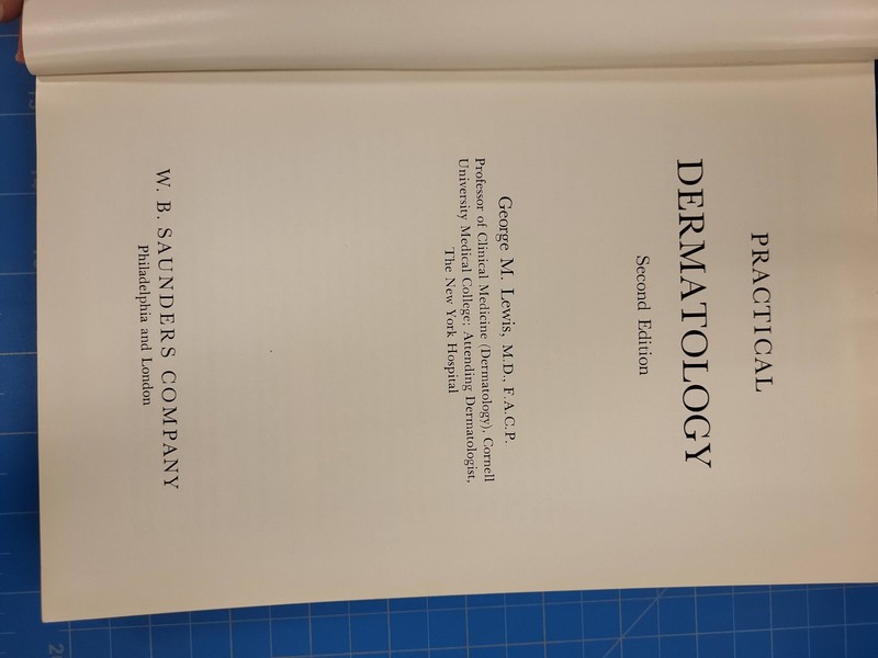 Practical Dermatology George M Lewis MD 2nd Ed 1959 Hardcover Medical Textbook gallery
