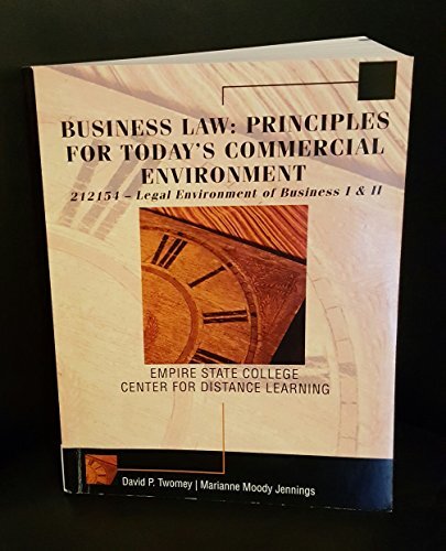 Business Law: Principles for Today’…, Greene, Stephan