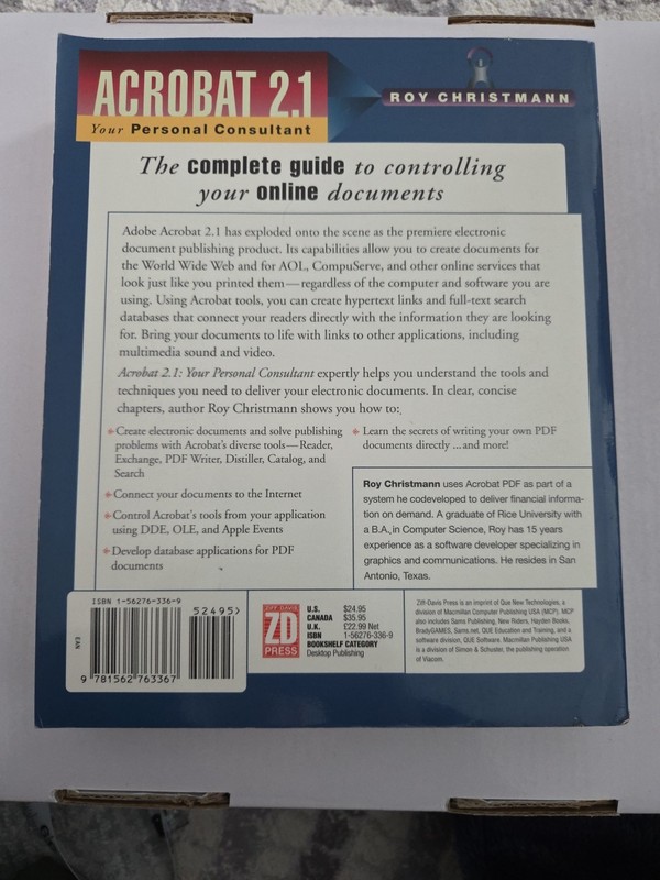 Acrobat 2.1 : Your Personal Consultant by Roy Christmann (1995, Paperback) gallery