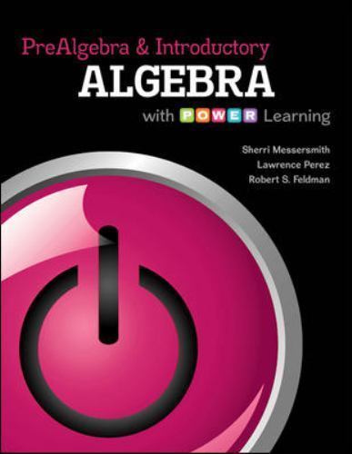 Prealgebra and Introductory Algebra + P.o.w.e.r. Learning and Aleks 18-week A…