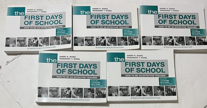 First Days of School : (Pk W/Dvd Sealed) by Harry K Wong 5 Paperback school set
