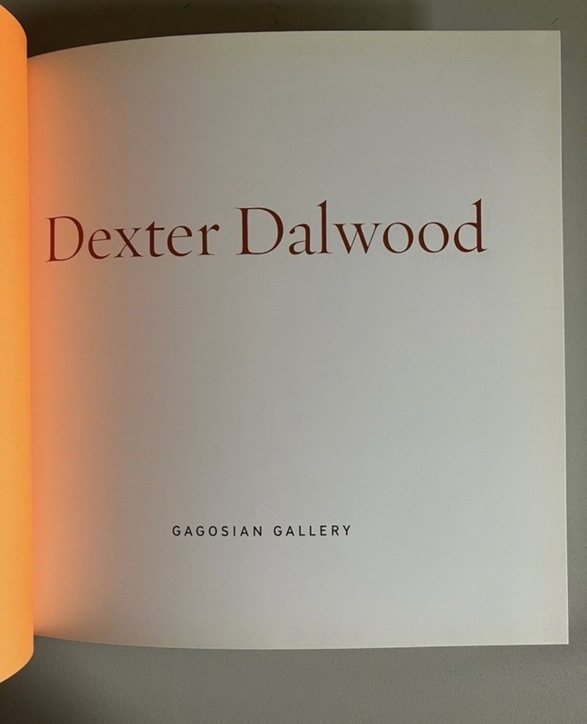 DEXTER DALWOOD ART Exhibition Catalog Gagosian Gallery, New York, 2004 NEW gallery