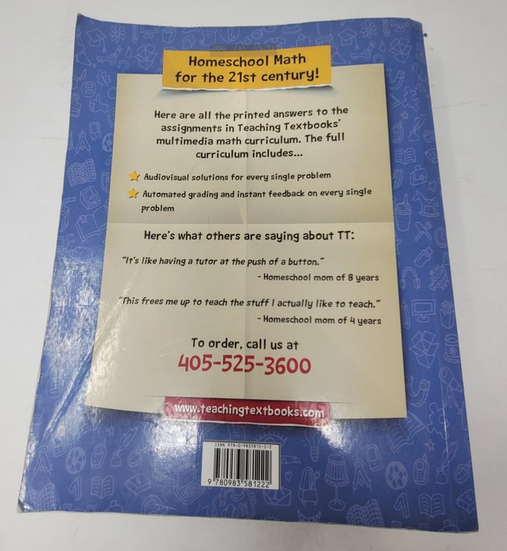 Pre-Algebra A Teaching Textbook Greg & Shawn Sabouri 2011 Second Edition gallery
