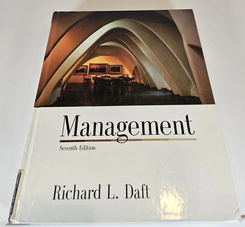 Management 7th Edition Nonfiction Hardcover Richard L. Daft Creative Solutions