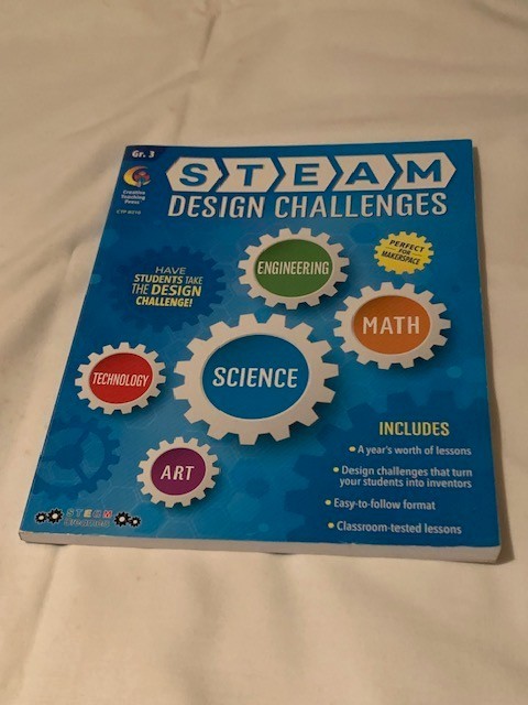 STEAM DESIGN CHALLENGES-Gr. 3 CREATIVE TEACHING PRESS 2017 SC-152 PAGES-NEW