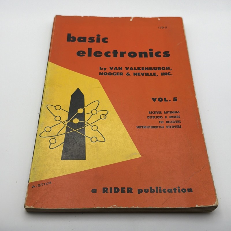 Vintage 1955-1959 Basic Electronics Manuals By Van Valkenburgh Vol 2-5 gallery