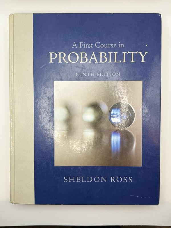 First Course in Probability by Sheldon Ross (2012, Hardcover)