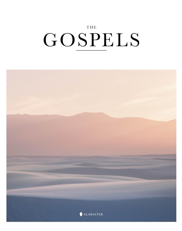 NLT Gospels Hardcover – Alabaster Bible – hardcover Alabaster Co.