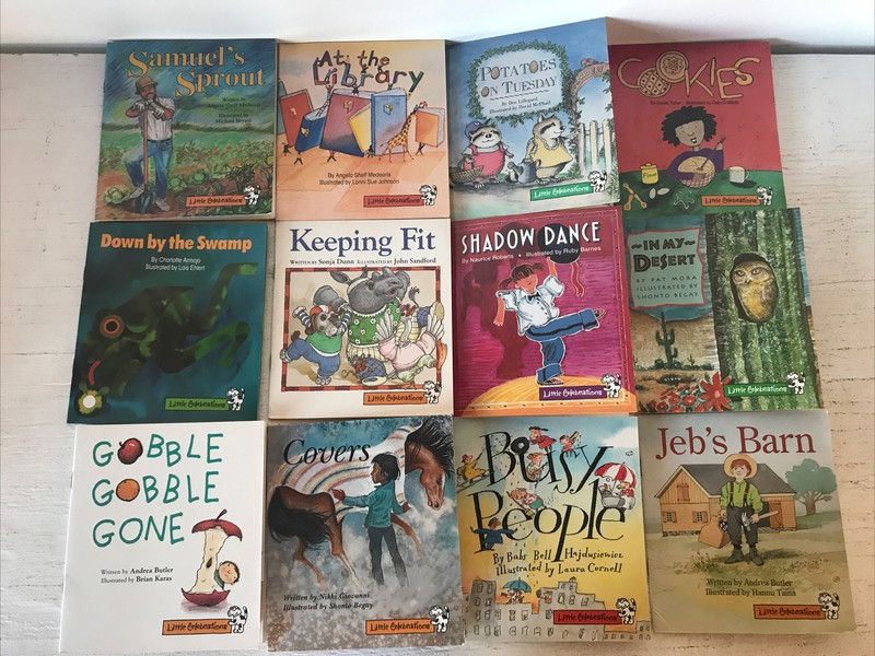 Scott Foresman Little Celebrations Books – At The Library, Jeb’s Barn, Cookies +