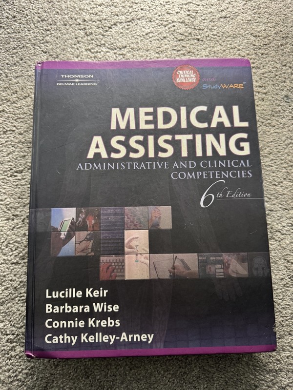 medical assisting administrative clinical competencies 6th edition