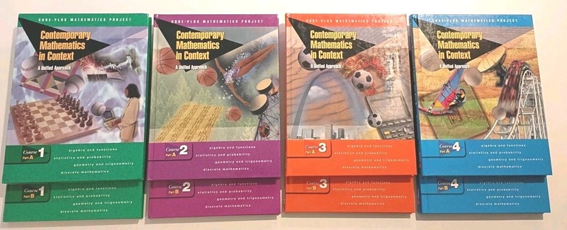 Contemporary Mathematics In Context Course 1-4 Books Math Textbooks Homeschool