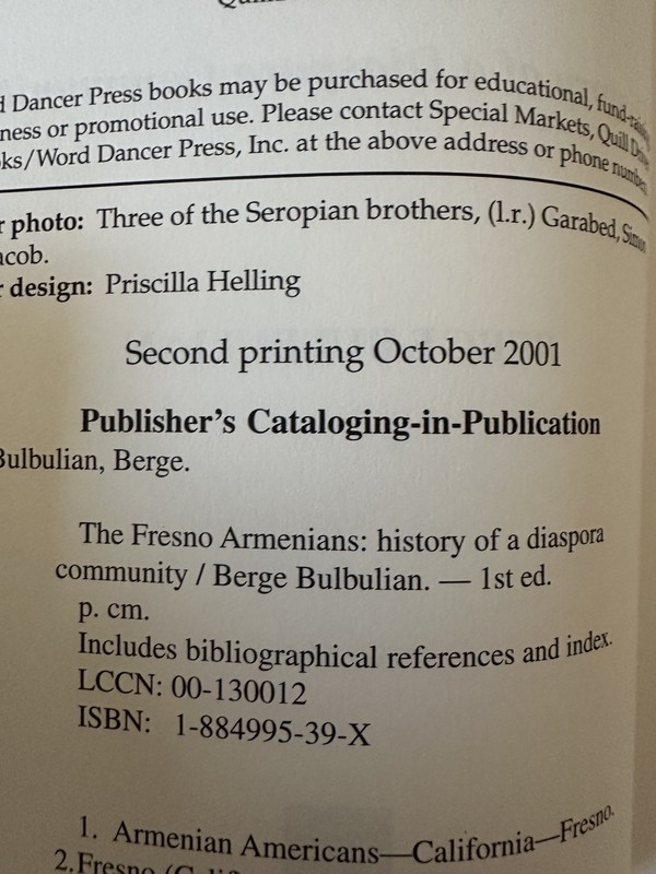 The Fresno Armenians Bulbulian History of a Diaspora Community genealogy Armenia gallery