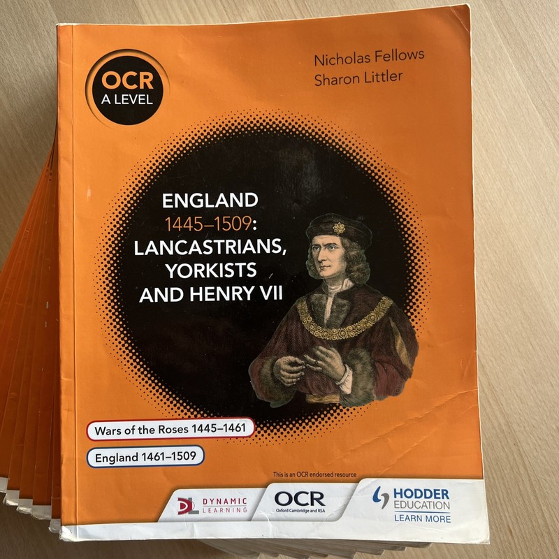 OCR A Level History: England 1445-1509 Lancastrians, Yorkists, and Henry VII