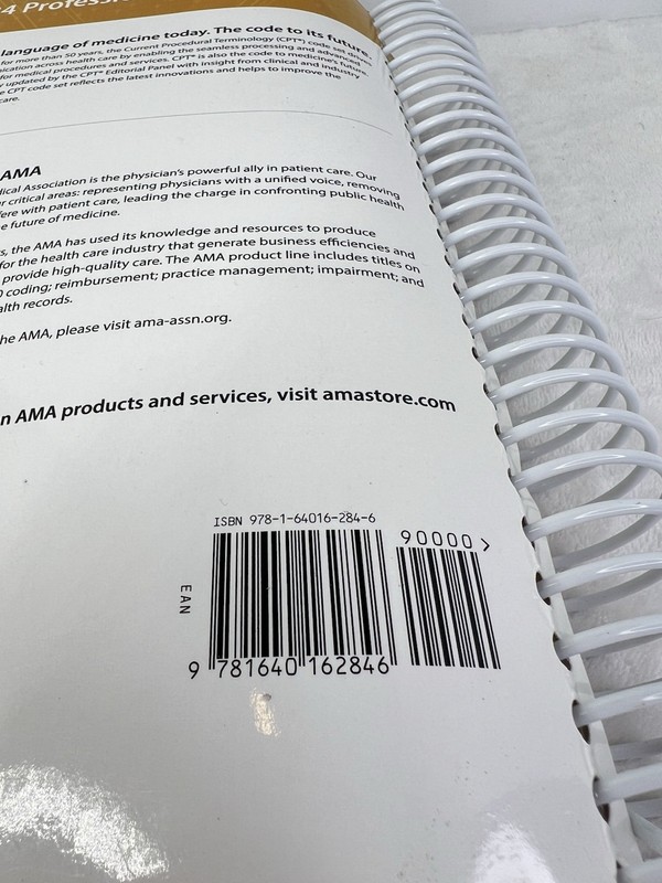 CPT 2024 Professional Edition by American Medical Association Spiral Paperback gallery