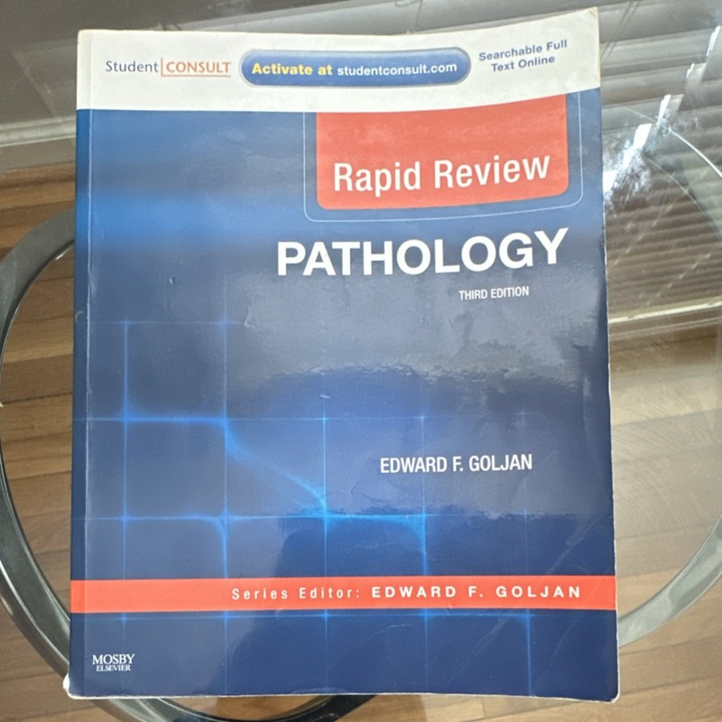 Mosby Elsevier Rapid Review Pathology Goljan 3rd Ed Paperback English