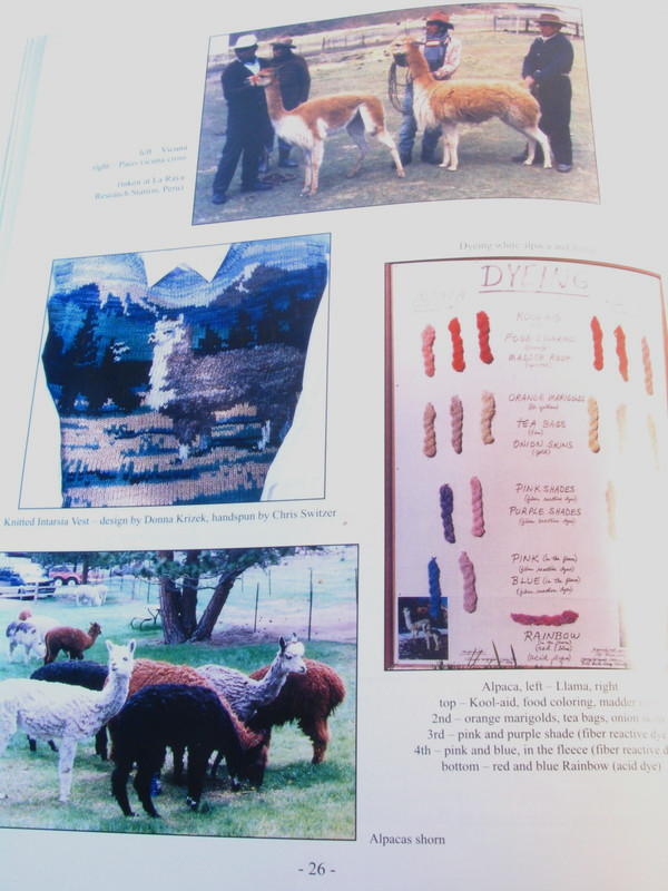 Spinning Llama and Alpaca Chris Switzer Signed Paperback 52 Pages gallery