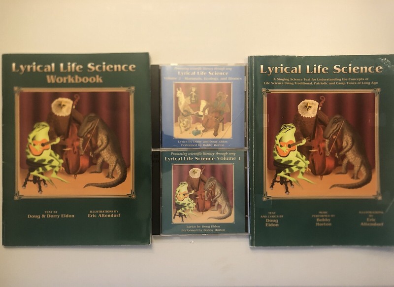 Lyrical Life Science Volume 1 Complete, Clean With Volume 2 CD Only Homeschool