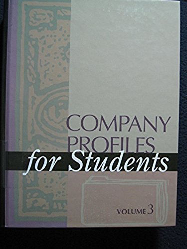 Company Profiles for Students v3 [Nov 01, 2002] Gale Group