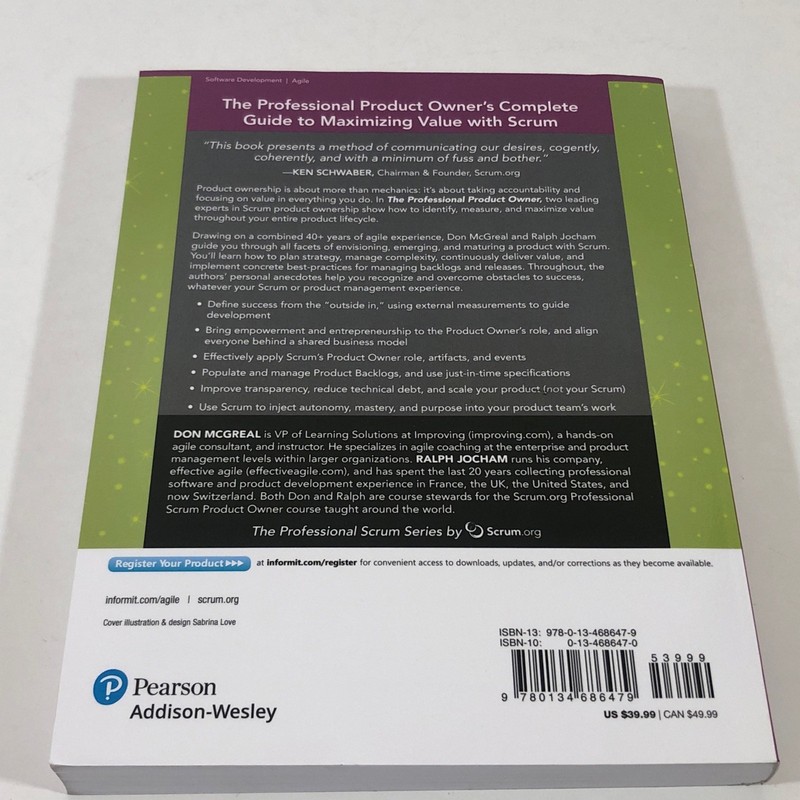 The Professional Product Owner: Leveraging Scrum as a Competitive Advantage gallery