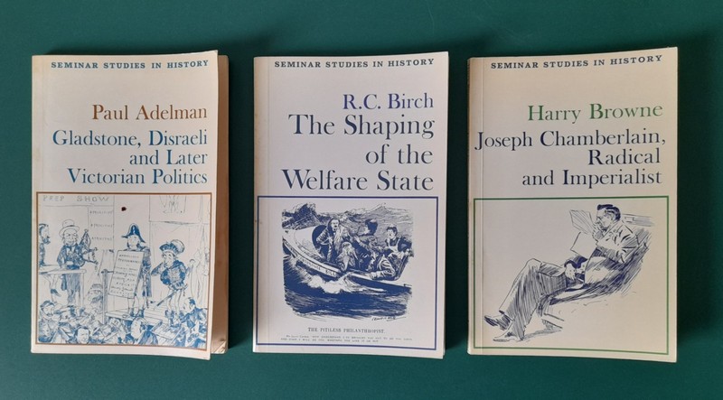 3x Seminar Studies In History Books: Gladstone… Chamberlain… Welfare State