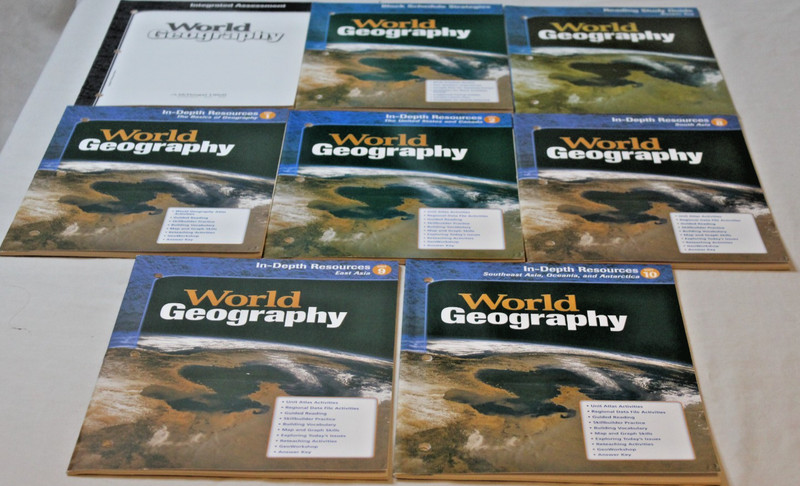 McDougal Littell World Geography Integrated Assessment & In-Depth Resources Lot