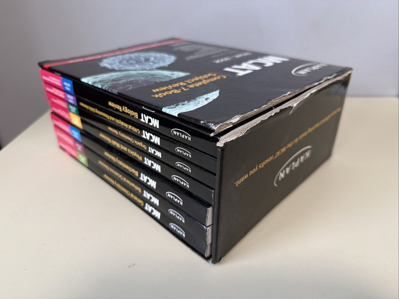 MCAT Complete 7-Book Subject - Paperback, by Kaplan - Acceptable Annotated In gallery