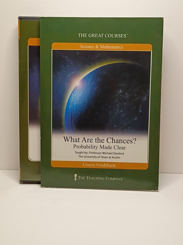 The Great Courses: What Are the Chances? Probability Made Clear 2 DVDs + GB