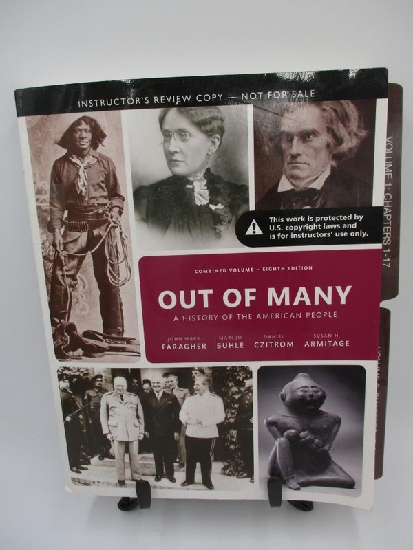 Out of Many Combined Volume 1 2 A History of the American People 8th 0205958516