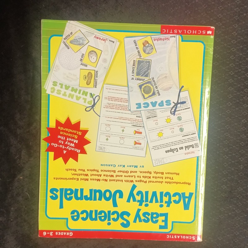 Easy Science Activity Journals Mary Kay Carson Scholastic Science Ready-to-Go