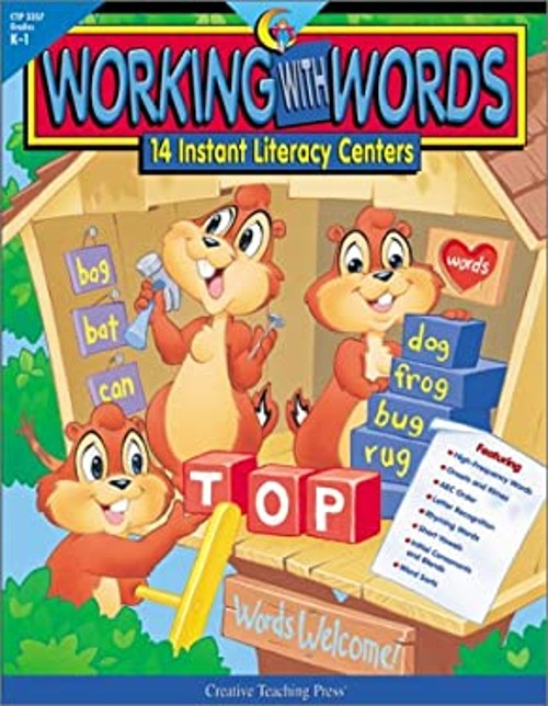 Working with Words : 14 Instant Literacy Centers Perfect Amy, Lew