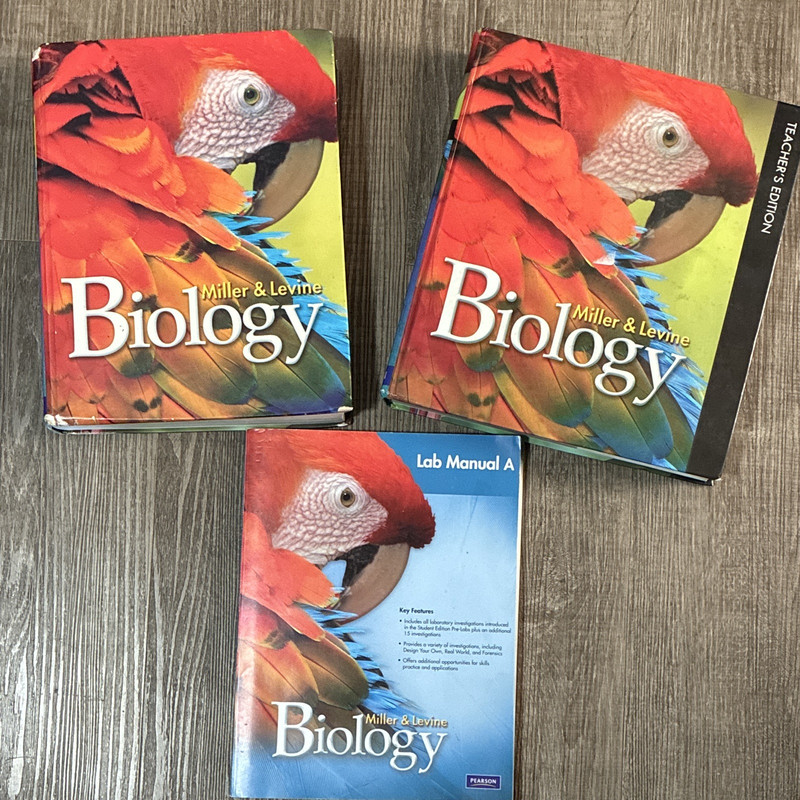 Miller & Levine Biology Teacher’s Edition Textbook Hardcover/Paperback (Pearson)