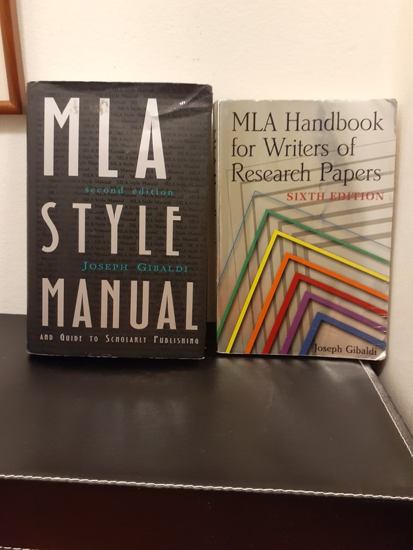 Lot of 2 Books – Modern Language Assoc. Handbook for Writers of Research Papers