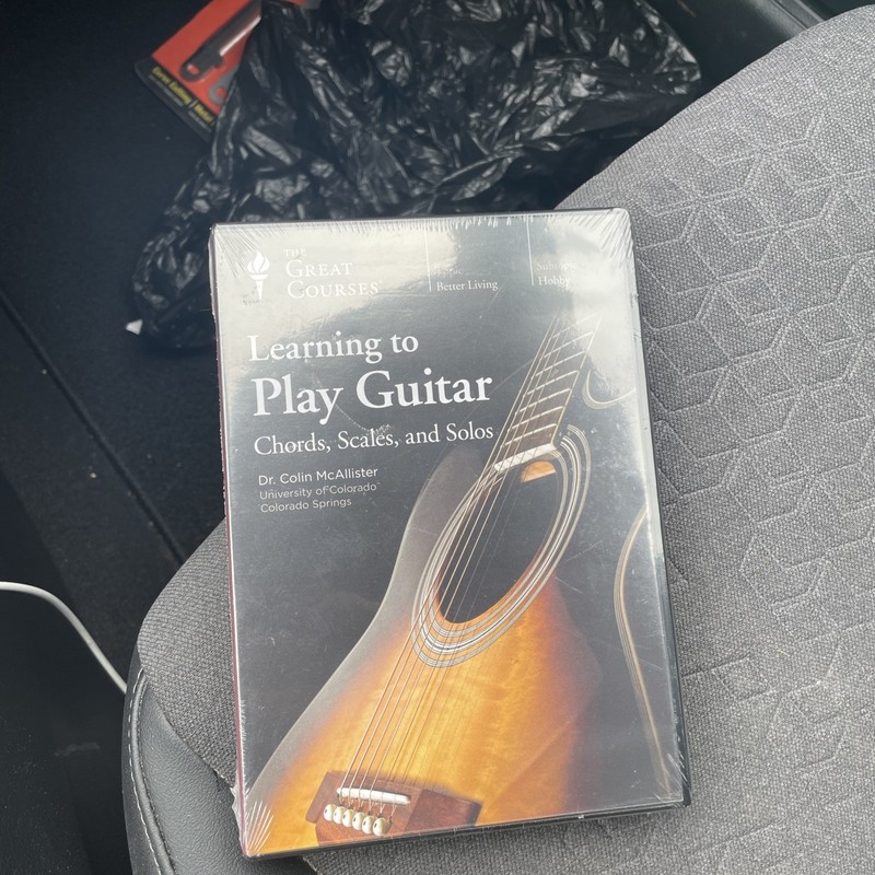 Learning to Play Guitar – The Great Courses (4 Disc Set) Still Sealed!!!