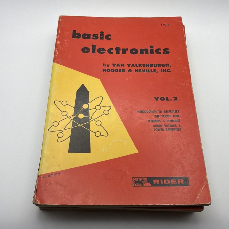 Vintage 1955-1959 Basic Electronics Manuals By Van Valkenburgh Vol 2-5 gallery